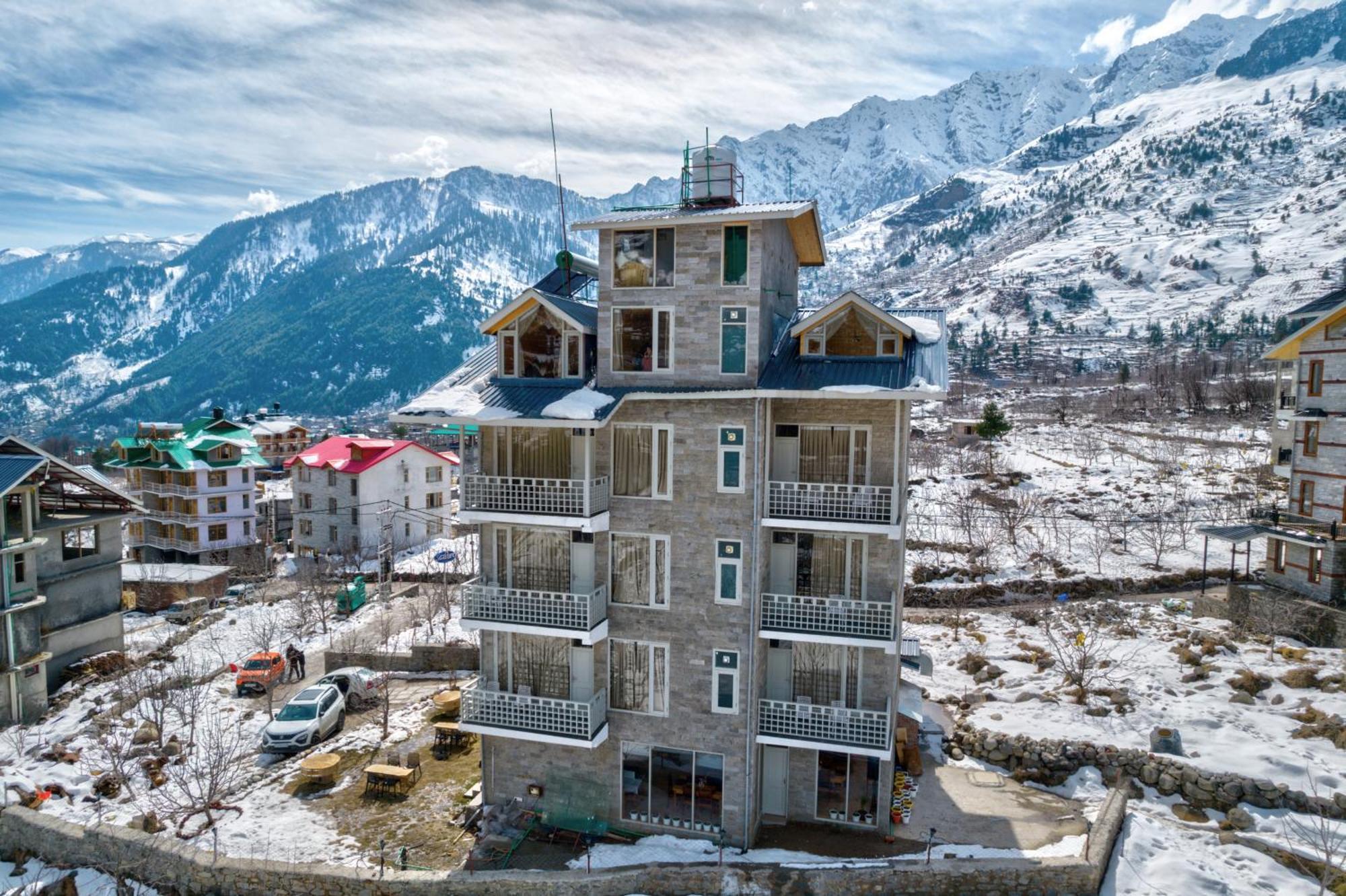 La Aero Resort Home In Snow Mountains Manāli Exterior foto